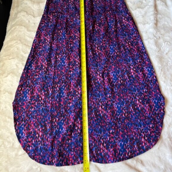 Shein Multi-colour V-Neck Tie at Waist Sleeveless Unlined Dress Size S - Picture 5 of 10